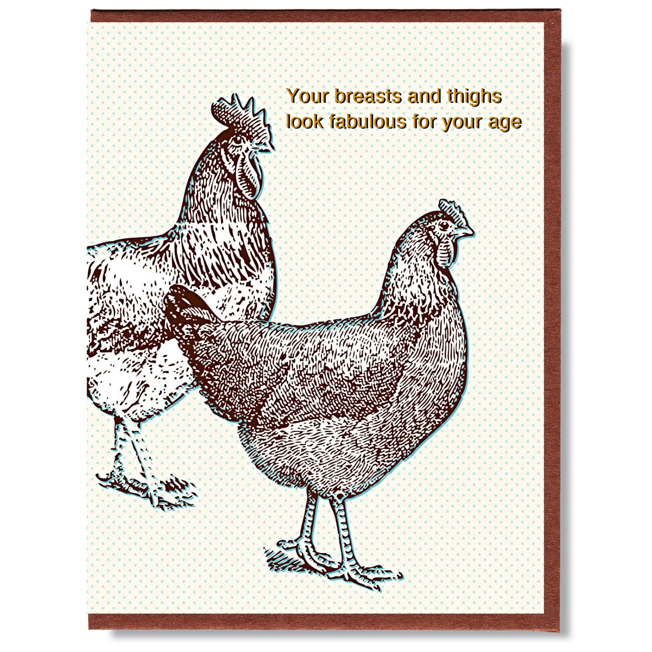 Fabulous Breasts And Thighs Card