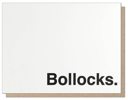Bollocks Greeting Card