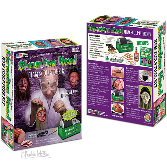 Prank Gift Box - Shrunken Head Ham Sculpture Kit