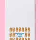 Challah Back Girl kitchen towel dishtowel | Hannukah Judaica