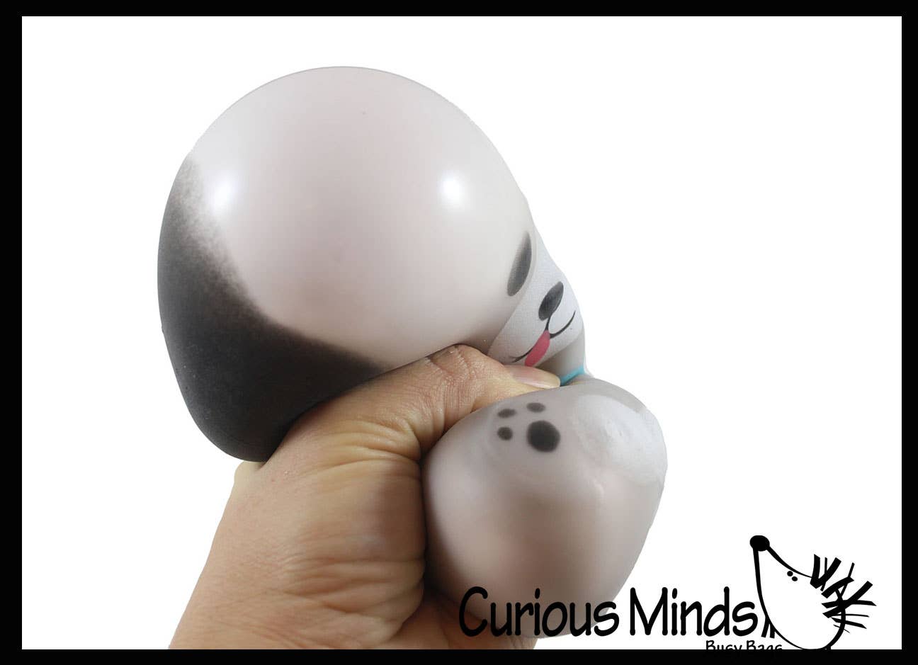 1 Soft Dog Animal Stress Ball - Sensory Fidget Stress Toy