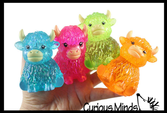 Highland Cow Shaped Ball - Fidget Stress Toy