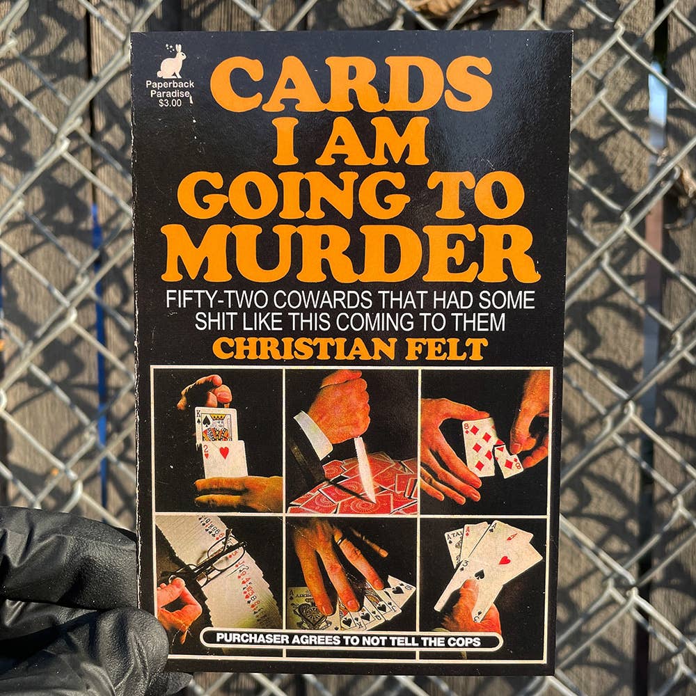 Cards I Am Going to Murder Postcard