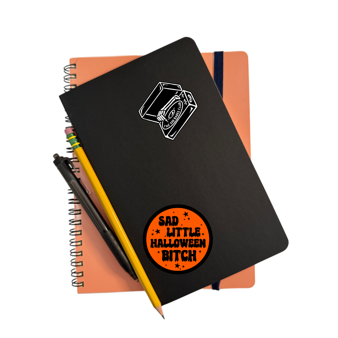 Sad little halloween bitch Sticker
