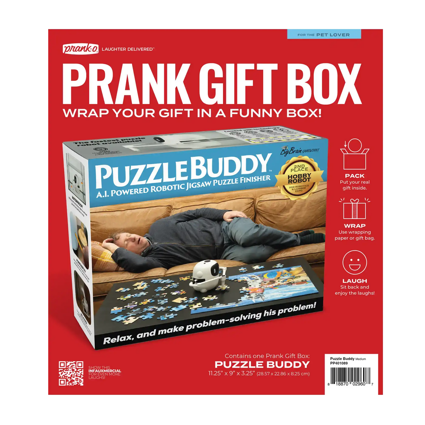 Prank Gift Box Puzzle Buddy