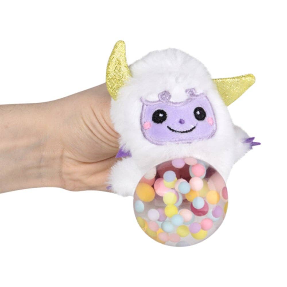 3" Yeti Squeezy Bead Plush Ball - 1PC