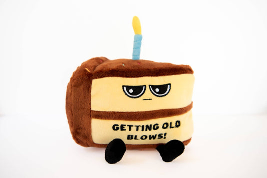 Birthday Cake Plush - Getting Old Blows