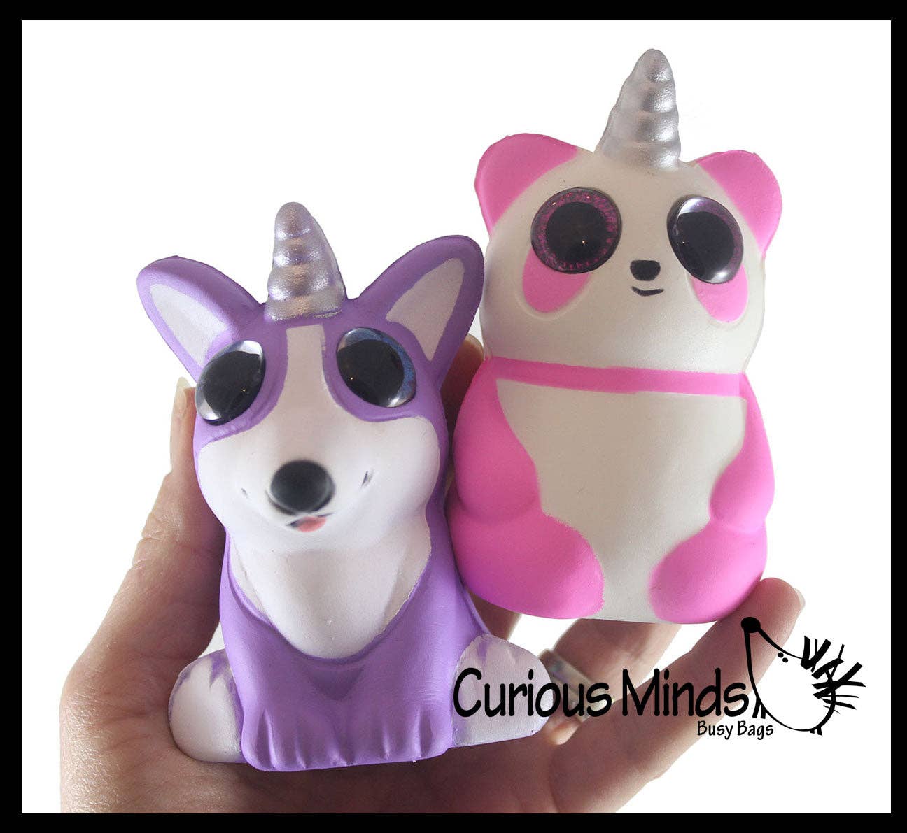 Small Mystical Animal with Horn and Wings Slow Rise Squishy -1Pc