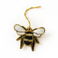 Fair Trade - Larissa Plush Bee Beaded Felt Ornament - Embroidered
