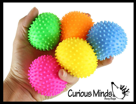 Spiky Bumpy Soft Doh Filled 1.7" Stress Ball Squishy 1PC