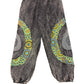 Rising International Inc - Cotton Stonewashed BLK With Green Patch Circle Pant DT25801