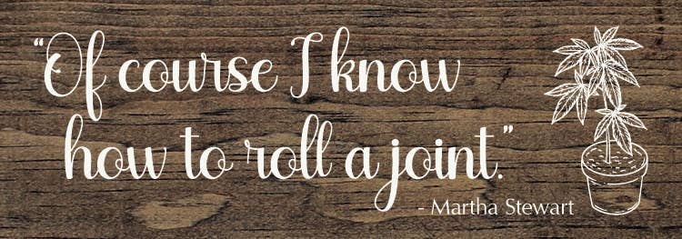 SAWDUST CITY - Of Course I Know How to Roll a Joint - Martha Stewart