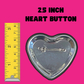 Punch your local n*zis Heart Button - 2.5 inches