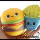 Fast Food Squishy Squeeze Stress Ball Soft Doh Filling 1PC