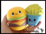 Fast Food Squishy Squeeze Stress Ball Soft Doh Filling 1PC