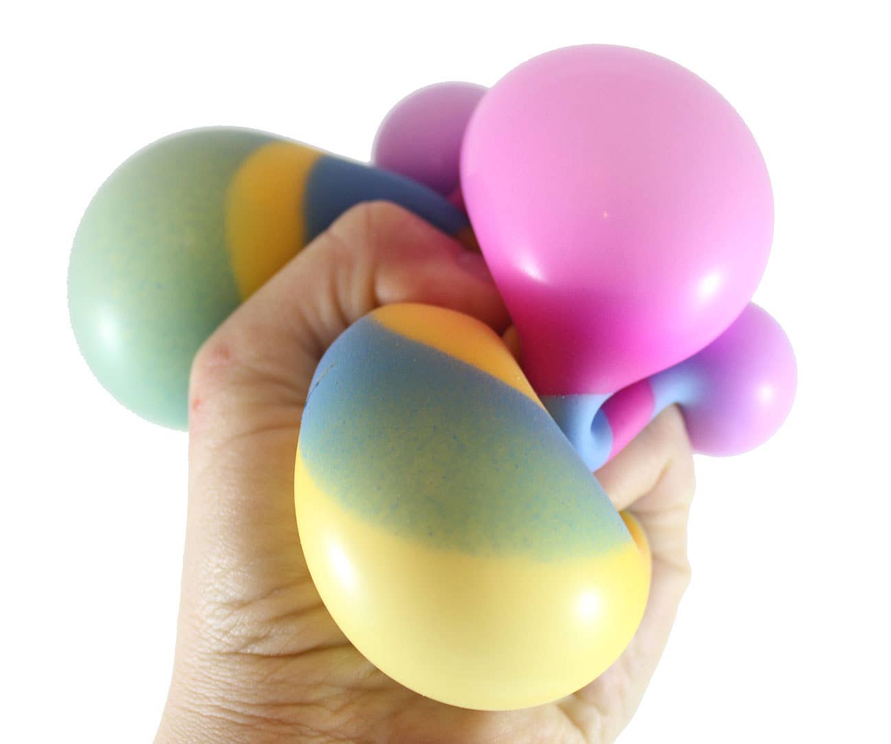 Striped Soft Doh Filled 2.5" Stress Ball - 1PC