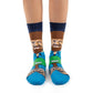 Good Luck Sock - Women's Bob Ross, Happy Little Tree Socks [CLEARANCE]
