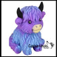 1 Marshmallow Highland Cow Animal Stress Balls - Ultra Soft 1PC