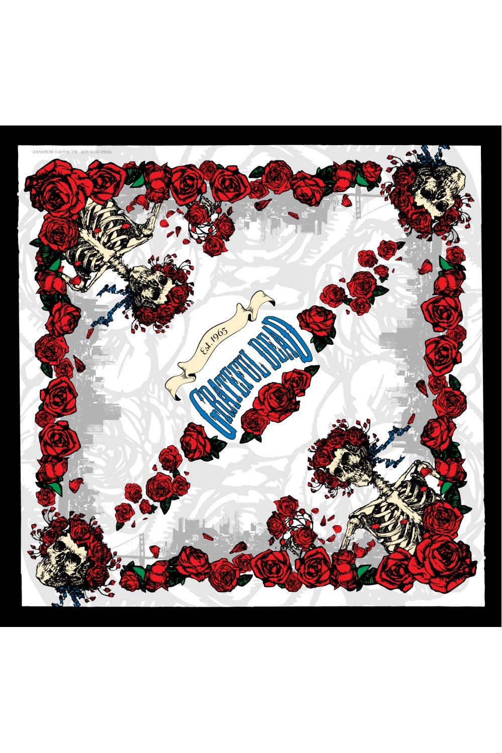 Sunshine Joy - Grateful Dead Bertha Bandana 22x22
