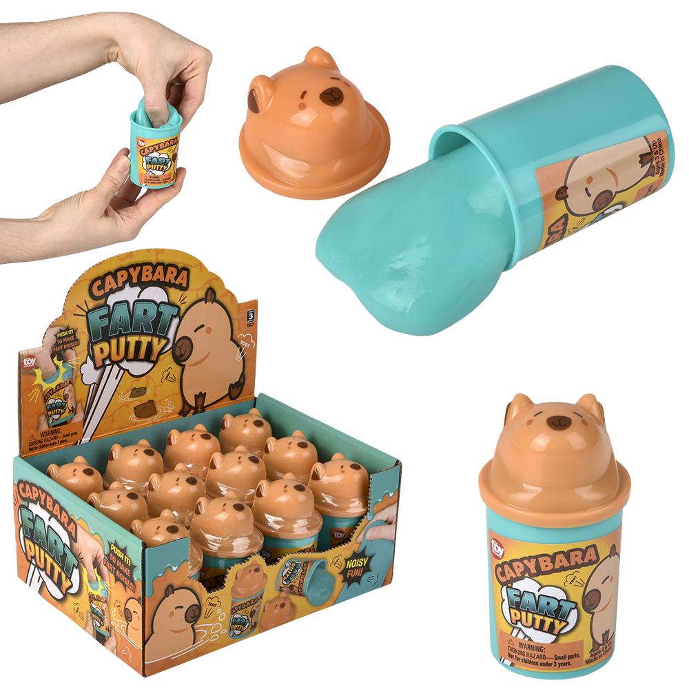 3" CAPYBARA FART PUTTY 1PC