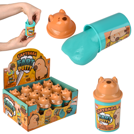 3" CAPYBARA FART PUTTY 1PC