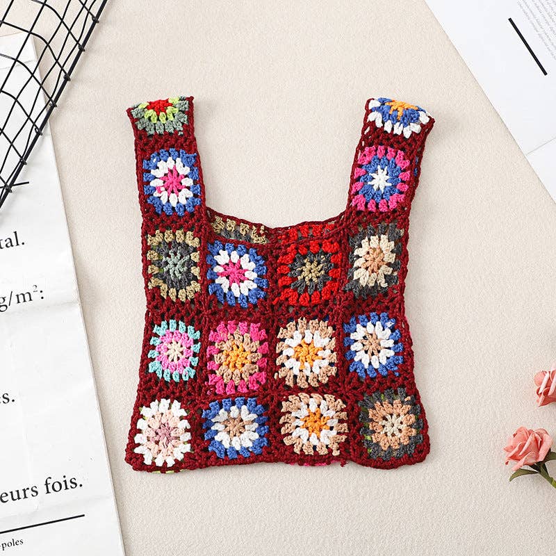 Funkyrel® Atzbranding Limited - Cosbai - Bohemian Vintage Crochet Bag