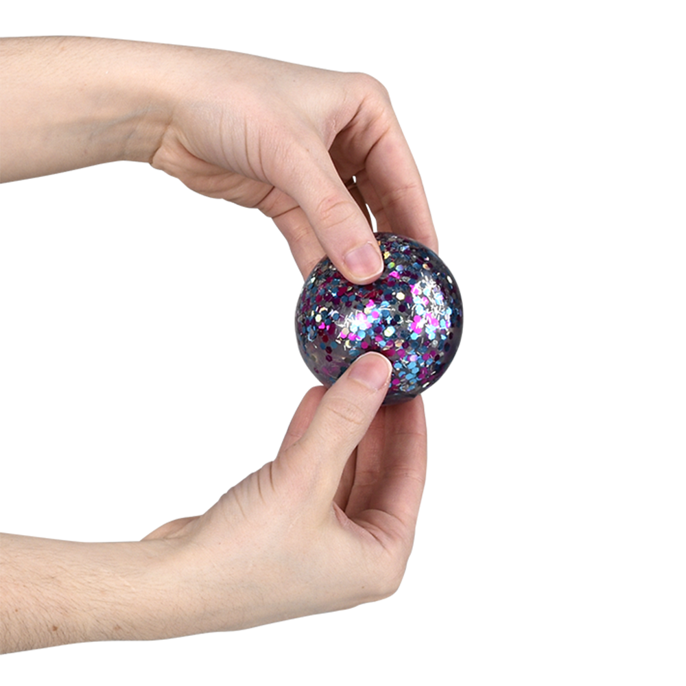 2.4" SPARKLE SQUEEZY SUGAR BALL 1PC