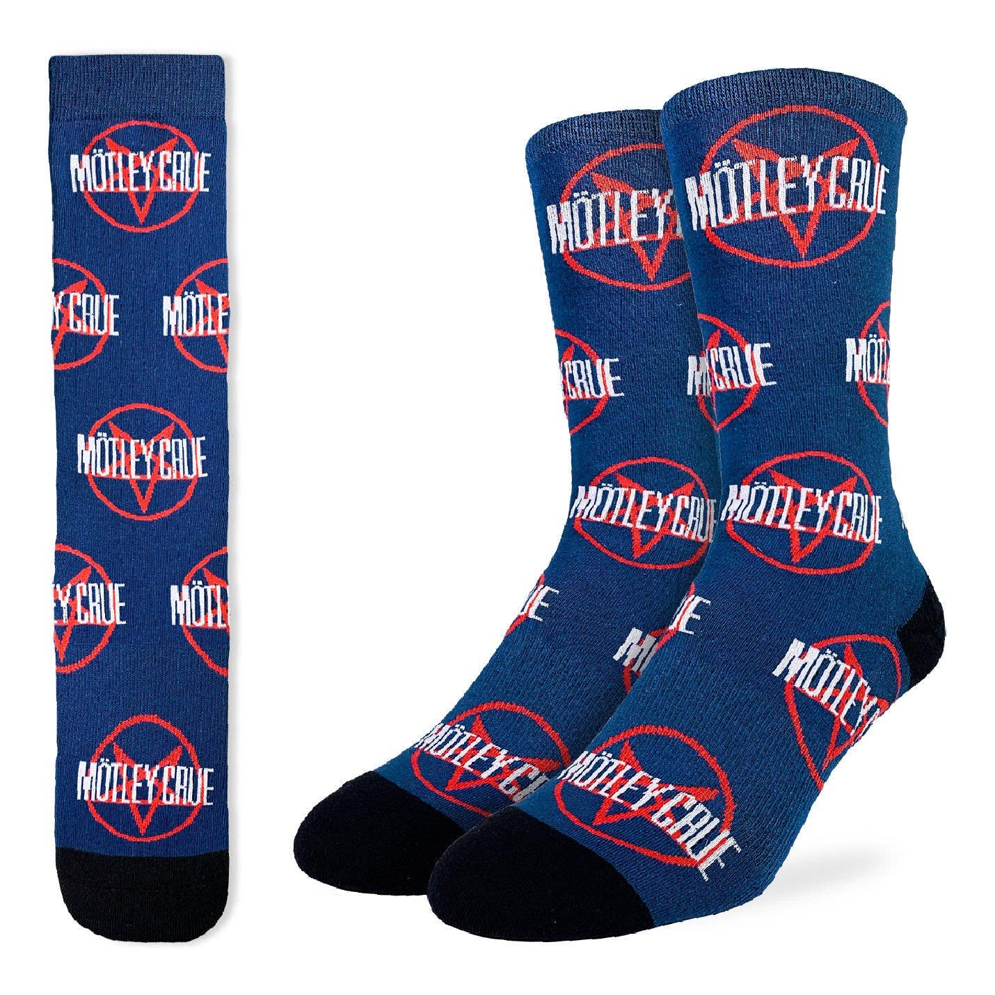 Good Luck Sock - Men's Mötley Crüe, Pentagrams Socks [CLEARANCE]