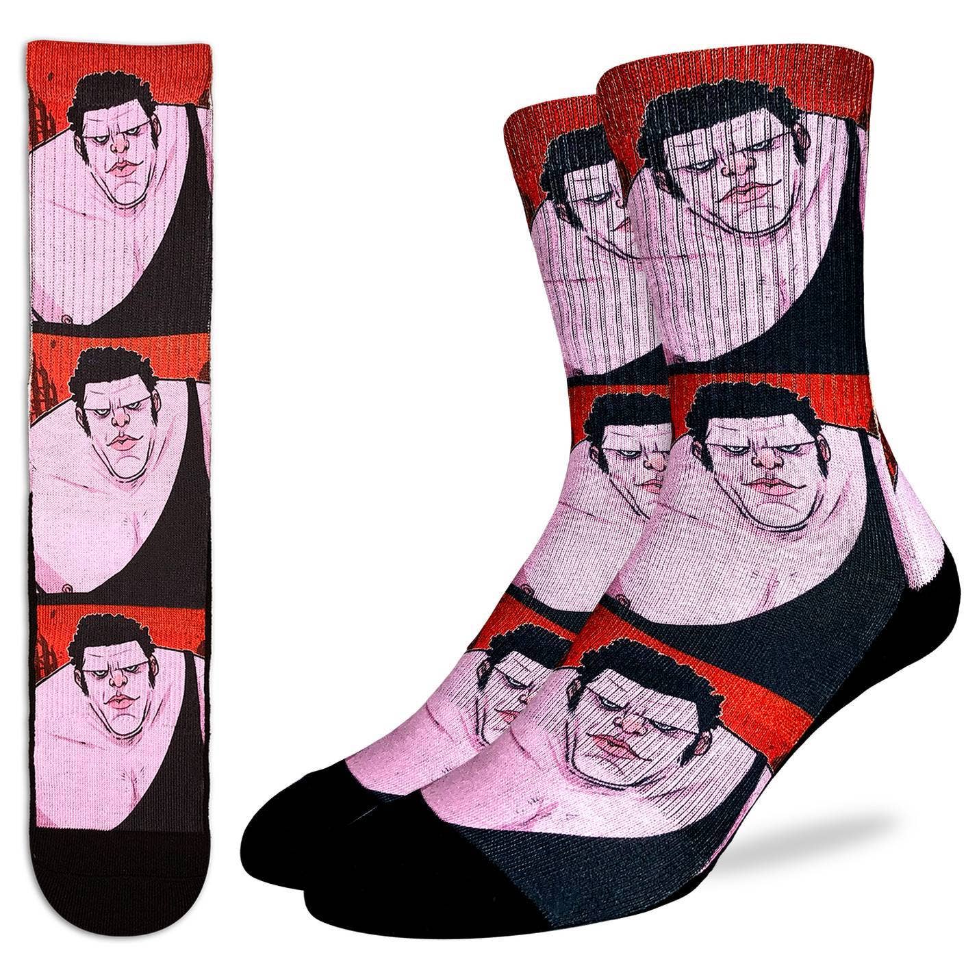 Good Luck Sock - Men's Andre the Giant Illustration Socks [CLEARANCE]