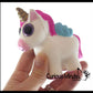 Small Mystical Animal with Horn and Wings Slow Rise Squishy -1Pc