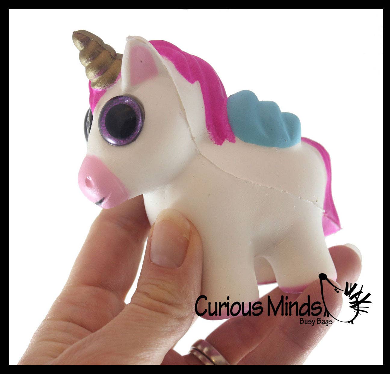 Small Mystical Animal with Horn and Wings Slow Rise Squishy -1Pc