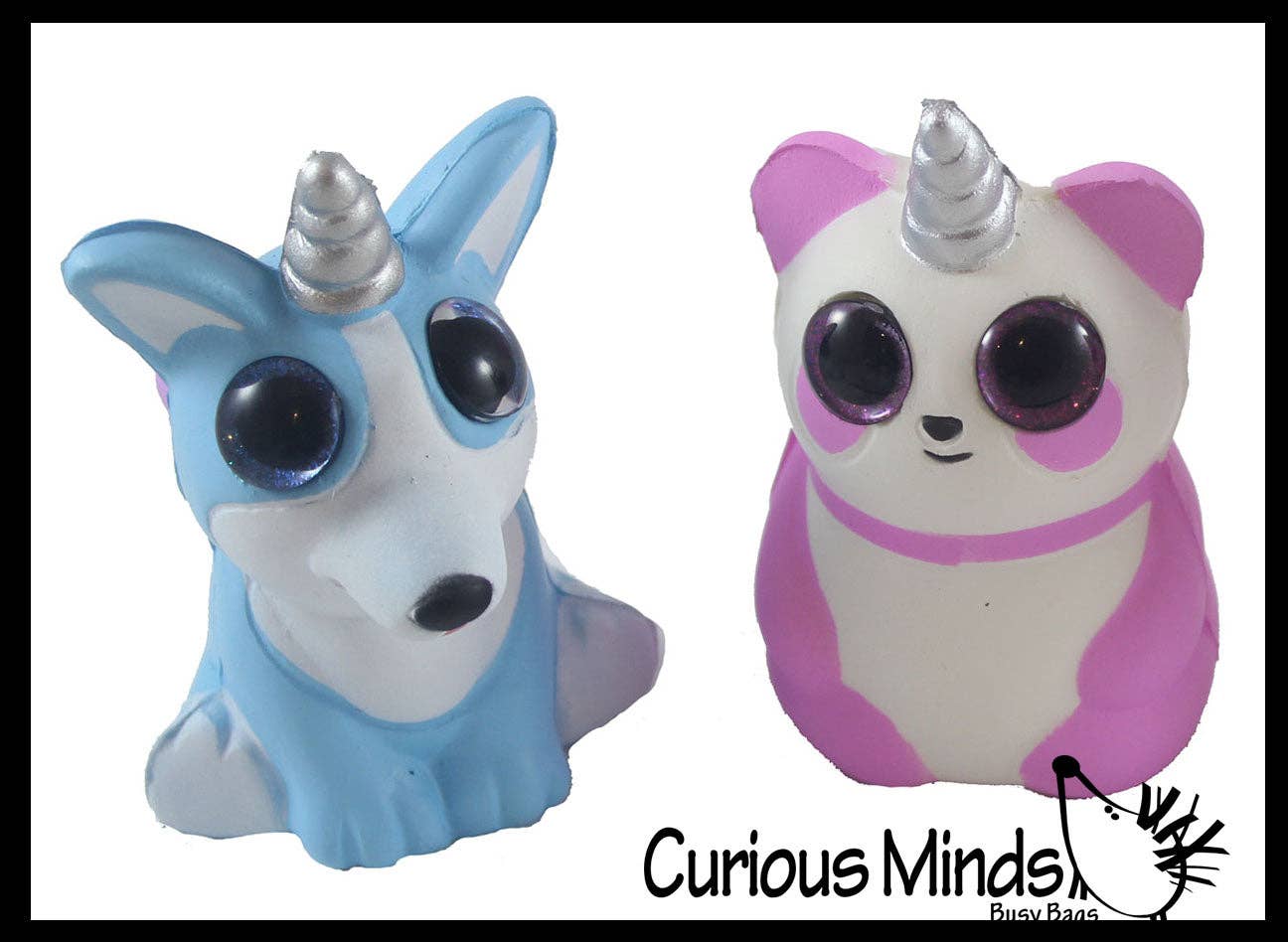 Small Mystical Animal with Horn and Wings Slow Rise Squishy -1Pc