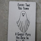 Every Time You Yawn A Ghost... Metal Magnet