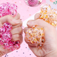 Glitter colorful Ball Squishy Squeeze Toy Fidget Toy