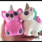 Small Mystical Animal with Horn and Wings Slow Rise Squishy -1Pc