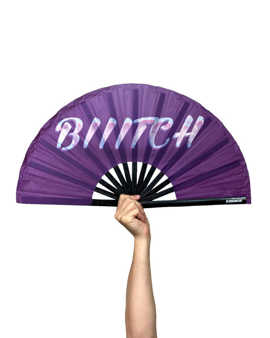 Purple Biiitch Clacking Fan