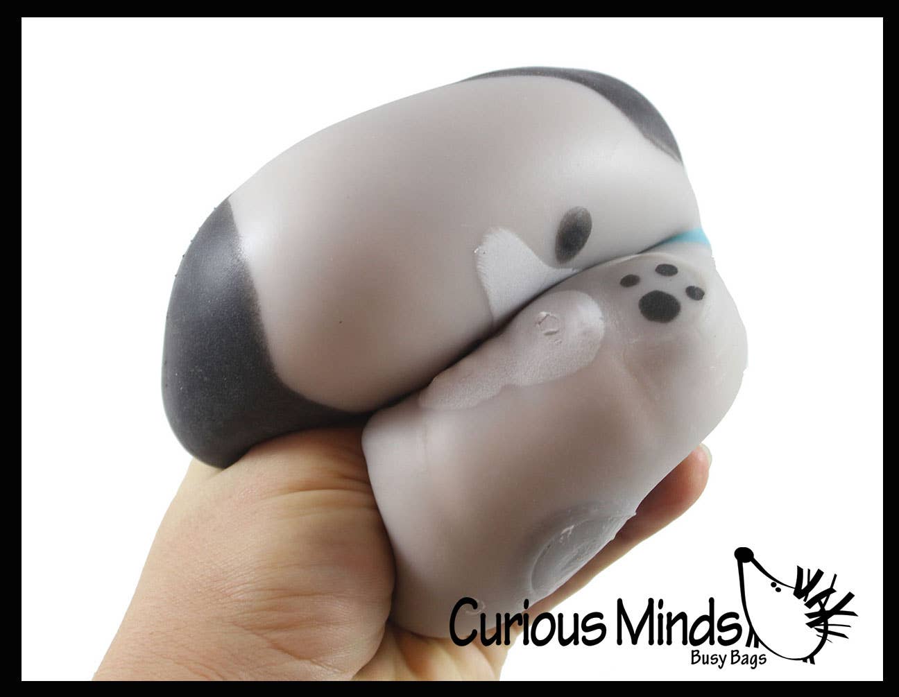 1 Soft Dog Animal Stress Ball - Sensory Fidget Stress Toy