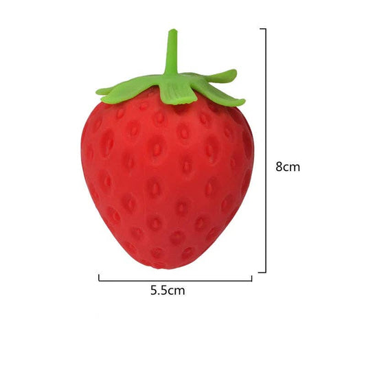 Simulation Strawberry Squishy Toy Slow Rising Stress Relief Squeeze Toy 1PC