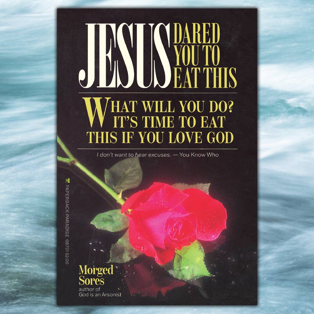 Paperback Paradise - Jesus Dared You to Eat This Postcard