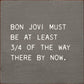 SAWDUST CITY - Bon Jovi Must Be At Least 3/4 Of The Way There By Now.