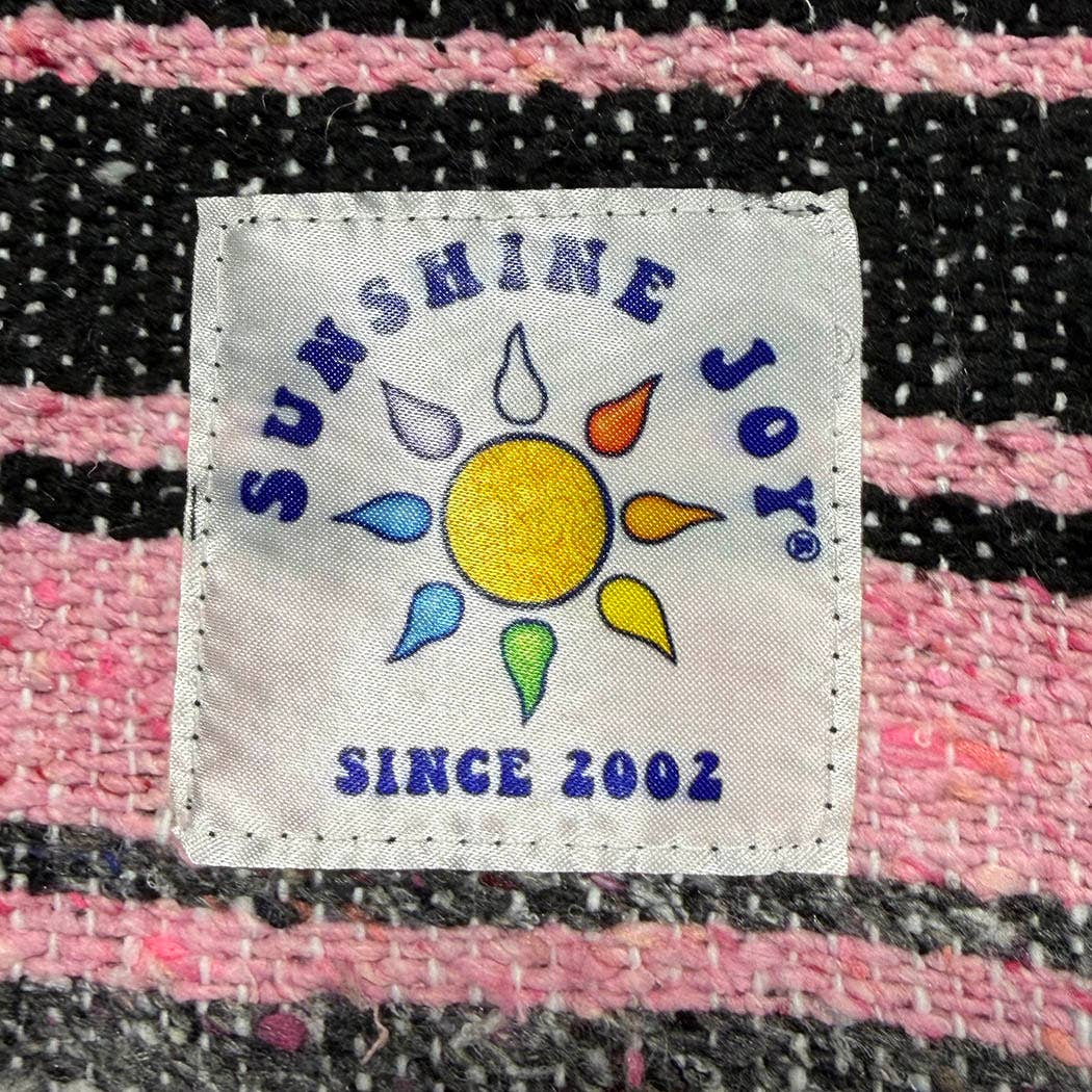Sunshine Joy - Authentic Mexican Falsa Blankets Available in 9 Colors 51x78