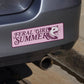 Feral Girl Summer (Bumper Sticker)