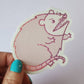 Vinyl Sticker | Screaming Possum Holographic Sticker