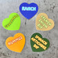 The Silver Spider - Ranch Heart Sticker restaurant Foodie gifts chef deli