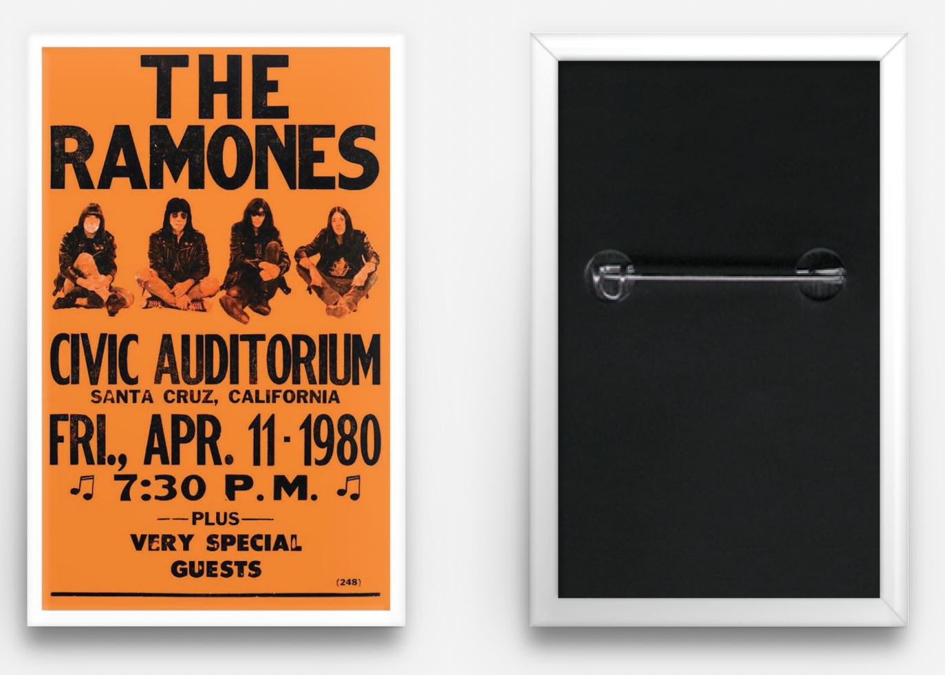 Showprint  Concert Poster Buttons 1.75" x 2.75"