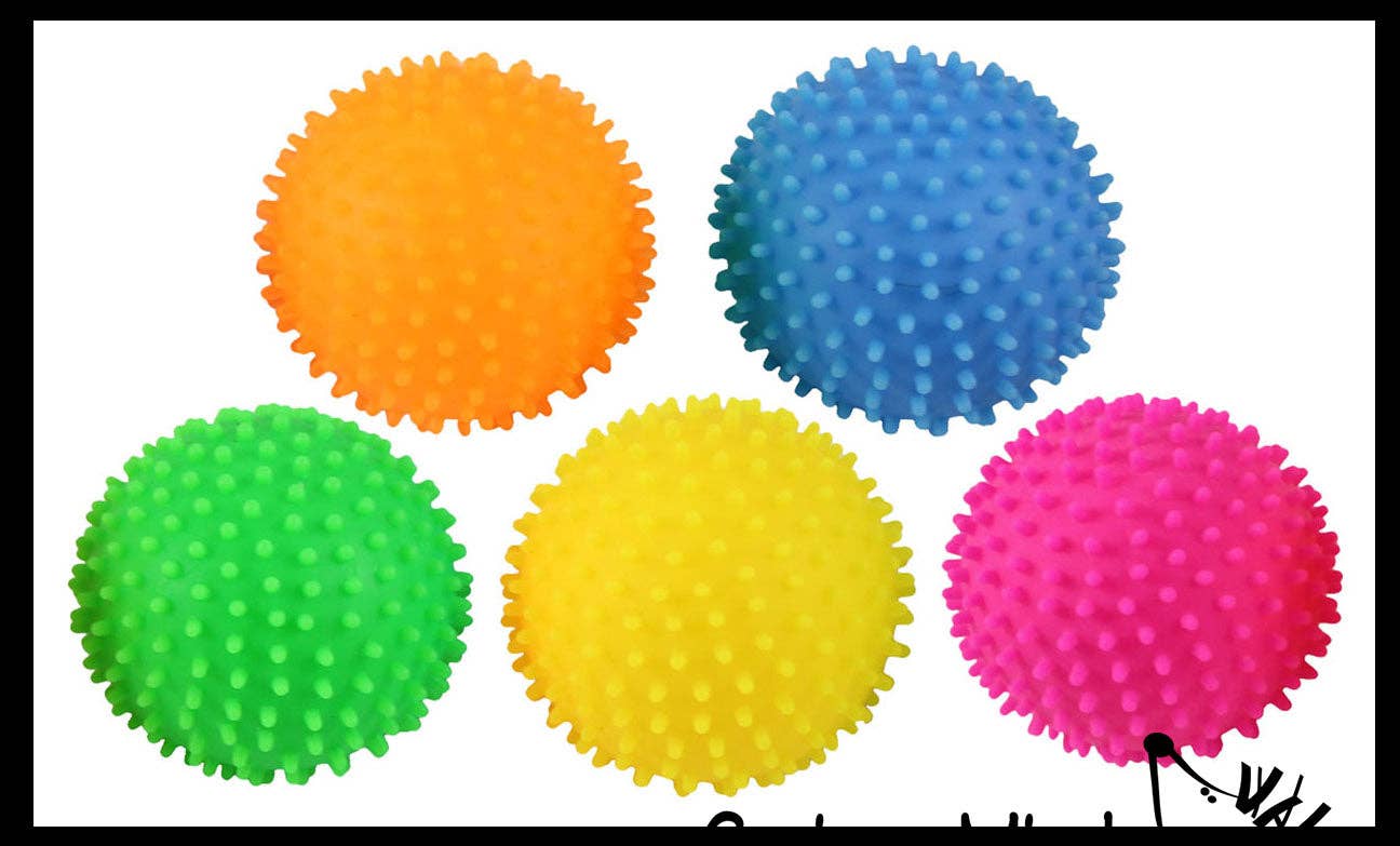 Spiky Bumpy Soft Doh Filled 1.7" Stress Ball Squishy 1PC