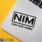 Nine Inch Males Sticker