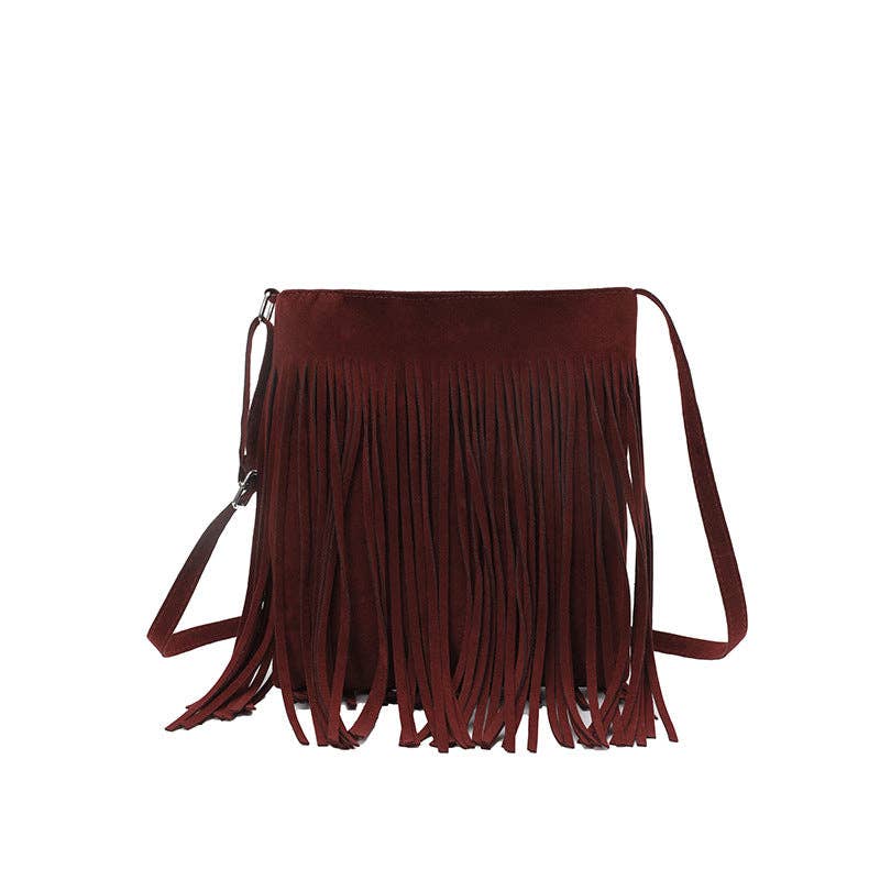 Ekartini - Fringed Crossbody Shoulder Bag For Women