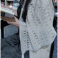 Funkyrel® Atzbranding Limited - Crosa - Vintage Boho Knit Cardigan Cover-Up