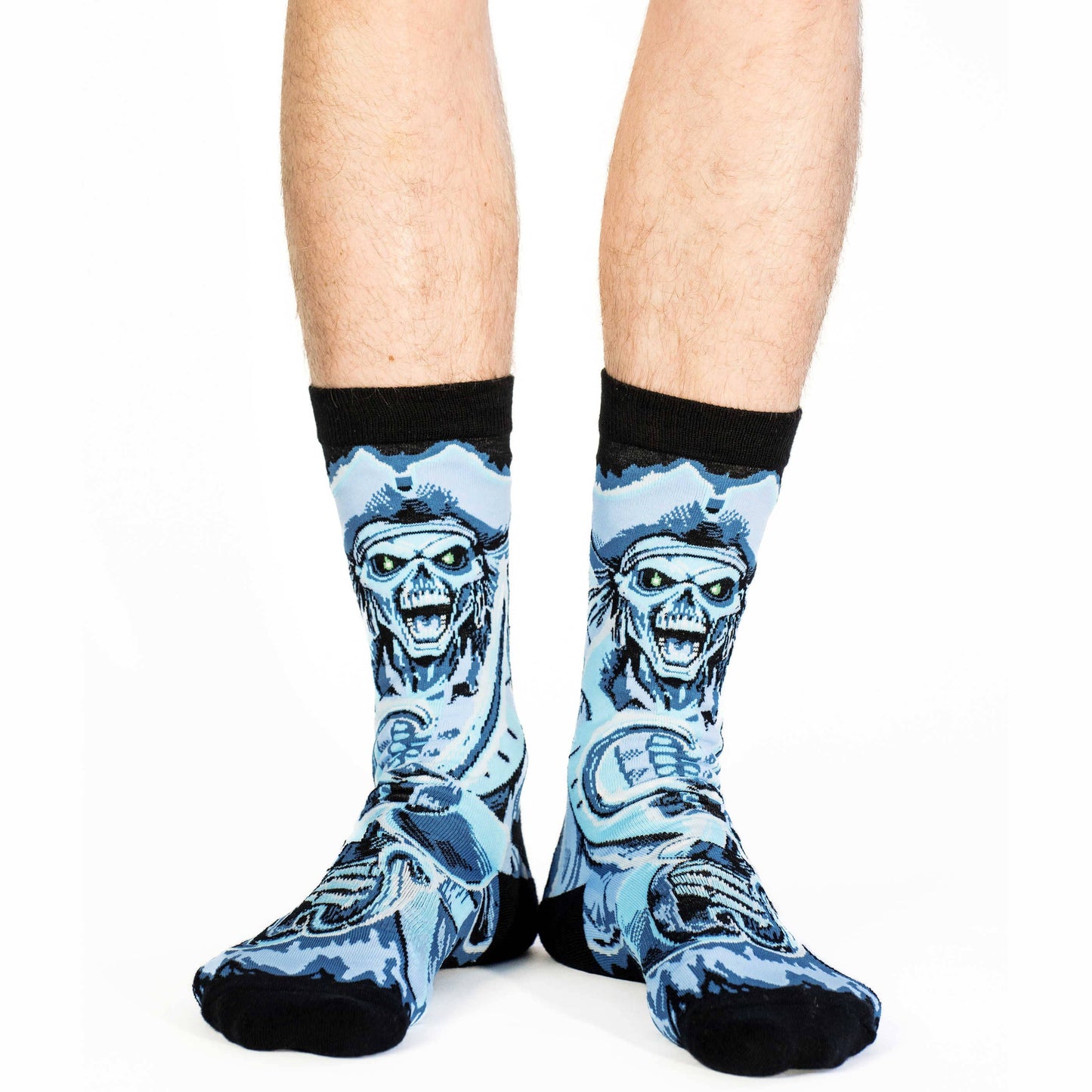 Good Luck Sock - Men's Halloween, Evil Ghost Pirate Socks [CLEARANCE]